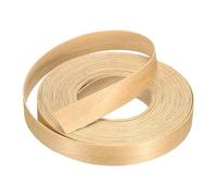 sourcing map Bande de bord en bois de 1,4 cm x 7,6 m, bande de bordure pré-collée, ruban de réparation de grain de bois contreplaqué pour réparation d'armoires, restauration de meubles, bricolage