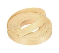 sourcing map Bande de bord en bois de 1,4 cm x 7,6 m, bande de bordure pré-collée, ruban de réparation de grain de bois contreplaqué pour réparation d'armoires, restauration de meubles, bricolage, pin
