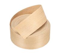 sourcing map Bande de bord en bois de 3,8 cm x 7,6 m, bande de bordure pré-collée, ruban de réparation de grain de bois contreplaqué pour réparation d'armoires, restauration de meubles, artisanat