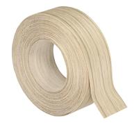 sourcing map Bande de bord en placage de bois de 5,1 cm x 15 m, bandes de bordure flexibles pré-collées en chêne blanc, à repasser avec ruban adhésif en bois thermofusible pour réparation d'armoires