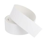 sourcing map Bande de bordure blanche de 3 m x 4,5 cm, ruban de placage flexible pré-collé avec adhésif thermofusible pour restauration de meubles