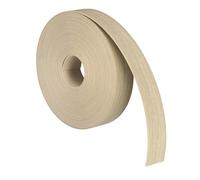 sourcing map Bande de bordure en bois de 3,5 cm x 15,24 m, pré-collée, flexible, en chêne blanc, à repasser avec ruban adhésif thermofusible pour réparation d'armoires et restauration de meubles