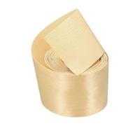 sourcing map Bande de bordure en bois de contreplaqué pré-collée pour réparation d'armoires, restauration de meubles, bricolage, pin - 7,6 x 7,6 m