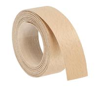 sourcing map Bande de bordure en bois de hêtre flexible pré-collée de 2,5 cm x 3 m, à repasser avec ruban adhésif thermofusible pour réparation d'armoires et restauration de meubles