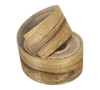 sourcing map Bande de bordure en bois pré-collée à repasser pour réparation d'armoires, restauration de meubles, bricolage, tilleul - 5,1 cm x 7,6 m