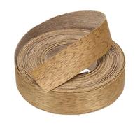 sourcing map Bande de bordure en bois pré-collée pour réparation d'armoires, restauration de meubles, bricolage, tilleul - 2,5 x 7,6 m