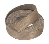 sourcing map Bande de bordure en bois pré-collée pour réparation d'armoires, restauration de meubles, bricolage, noyer noir de 2,2 cm x 7,6 m