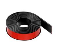 sourcing map Bande de Chant en Forme de U 36mm x 3000mm avec Adhésif TPE Flexible pour Protection de Bord de Meuble, Noir
