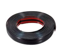 sourcing map Bande de protection universelle pour pare-chocs de voiture, 3 m x 2,9 cm, bandes de protection anti-rayures pour véhicule, camion, VUS, porte et fenêtre, pare-chocs, noir brillant