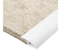 sourcing map Bande de transition de sol, bande de transition autocollante en PVC pour moquette et carrelage, bordure stratifiée pour surfaces inégales de 7 à 10 mm d'épaisseur, blanc