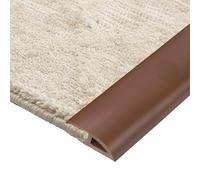 sourcing map Bande de transition de sol, bande de transition autocollante en PVC pour moquette et carrelage, bordure stratifiée pour surfaces inégales de 7 à 10 mm d'épaisseur, café