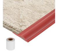 sourcing map Bande de transition pour moquette - 2 m x 3,3 cm - Bande de transition en silicone pour carrelage - Bande de bord de sol avec ruban adhésif - Bordure stratifiée pour joindre les espaces