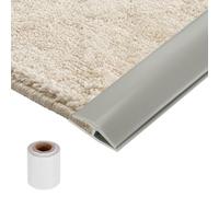 sourcing map Bande de transition pour moquette - 3 m x 3,3 cm - Bande de transition en silicone pour carrelage - Bandes de bord de sol avec ruban adhésif - Bordure stratifiée pour joindre des carreaux