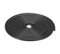 sourcing map Bande d'étanchéité ronde en caoutchouc nitrile, 5 mm de diamètre, 3 mètres de long, pour joints de bricolage, équipements industriels et meubles