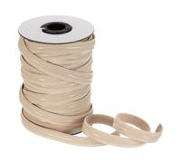 sourcing map Bande élastique antidérapante, 1 cm x 18 m, couleur peau de polyester, bande extensible en silicone pour vêtements, accessoires, perruques