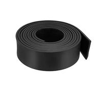 sourcing map Bande Étanchéité Solide Rectangle Caoutchouc 50mm Large 5mm Épais 3 Mètres Long Noir