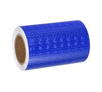 sourcing map Bande réfléchissante - 10,2 cm x 4,9 m - Bande réfléchissante autocollante pour remorque - Étanche - Autocollant d'avertissement de sécurité - Haute visibilité - Réflecteurs de nuit pour