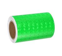 sourcing map Bande réfléchissante autocollante de 10,2 cm x 4,9 m pour remorque, imperméable, avertissement, sécurité, haute visibilité, réflecteurs de nuit pour vélos, voitures, vert