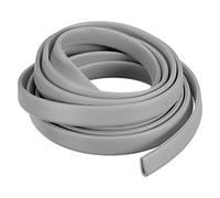 sourcing map Bandes de bord en U - Longueur : 16,5 m - Protection en caoutchouc - Pour bords de 1 à 2 mm - Gris