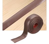 sourcing map Bandes de transition de sol autocollantes en vinyle PVC pour joindre les espaces de sol, marron café, 3 x 4 cm (L x l)