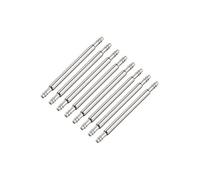 sourcing map Barre à ressort Épingles 19mmx1.5mmx0.8mm Double Frange Acier Inox Bracelet de montre Épingles Replacement Attache Montre Épingles 8Pcs