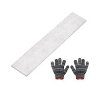 sourcing map Barre plate en acier inoxydable 304, 0,3 cm d'épaisseur, 3,8 cm de large, 24,9 cm de long, barre en acier inoxydable avec gants, finition brossée, bande pour l'industrie et les loisirs