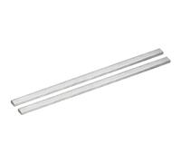 sourcing map Barre Plate en Acier Inoxydable 304, Épaisseur de 1/8", Largeur de 3/8", Longueur de 12", Finition Brossée, Lot de 2 Pour La Fabrication de Bricolage en Cuisine