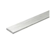 sourcing map Barre plate en acier inoxydable 316L - 500 mm de long - 10 mm de large - 4 mm d'épaisseur - Finition brossée - Pour bricolage, cuisine, artisanat, machines, construction et industrie