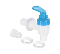 sourcing map Bec Verseur de Distributeur de Boissons, 1 Ensemble de Robinet de Remplacement en Plastique pour Distributeur d'eau pour Fêtes, Réunions Familiales (Bleu Blanc)