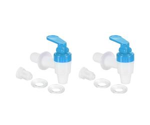 sourcing map Bec Verseur de Rechange pour Distributeur de Boissons, 2 Ensembles de Robinets en Plastique pour Distributeur d'eau pour Fêtes et Réunions Familiales (Bleu Blanc)