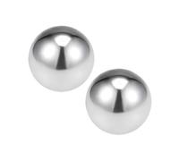 sourcing map Billes Acier Inoxydable 304 pour Roue Vélo Moyeu VTT Roulement à Billes G200 Billes Précision 32mm 2Pcs