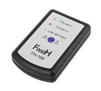 sourcing map Black Plastic Shell Speaker Polarity Tester PH Phase Meter Phasemeter for Car