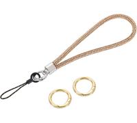 Sourcing Map Bling Wristlet Lanyard, Rhinestone Keychain Strap For Clutch Cellphone Keychain Wallet Purse Accessories And Decoration