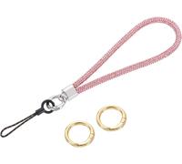 Sourcing Map Bling Wristlet Lanyard, Rhinestone Keychain Strap For Clutch Cellphone Keychain Wallet Purse Accessories And Decoration