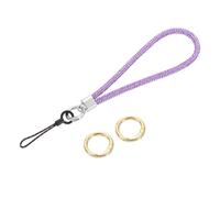 sourcing map Bling Wristlet Lanyard, Rhinestone Keychain Strap for Clutch Cellphone Keychain Wallet Purse Accessories and Decoration