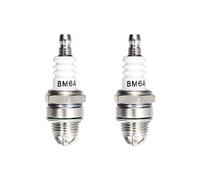 sourcing map BM6A Bougie Allumage 3 Électrode, M7 / L7T / CJ8 Bougie Remplace 2Pcs