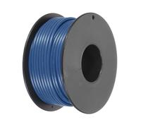 sourcing map Bobine de fil de cuivre étamé UL1007 18 AWG en PVC pour connexion interne, bleu marine - 15 m