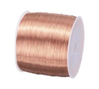 sourcing map Bobine de fil magnétique de 0,15 mm, 1 200 m de fil de cuivre émaillé pour bobine, 200 g 155C pour transformateurs, inducteurs