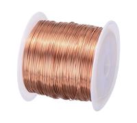 sourcing map Bobine de fil magnétique de 0,5 mm, fil de cuivre émaillé de 50 m, 100 g 155 C pour transformateurs, inducteurs