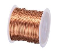 sourcing map Bobine de fil magnétique de 0,8 mm, fil de cuivre émaillé de 21 m, 100 g 155C pour transformateurs, inducteurs