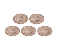 sourcing map Bois Bouton Bouchons Chêne Bois Dur Vis Trou Bouchons Trou 25mm x 35mm 5Paquet