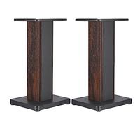 sourcing map Bois Grain Enceinte Pieds 1 Paire 19.7 Pouce (50cm) Universel Haut-Parleur Support Évidé Supports Amélioré Audio Écoute pour Maison Théâtre Cinéma