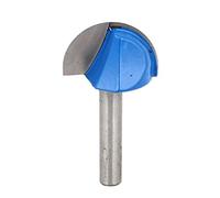 sourcing map Bois menuisier 1/4" x 1" 2 Flûtes Embout routeur central