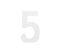 sourcing map Bois Numéro 5, Inachevé Bois Tranches Signe Planche 2.8 Pouce pour Bricolage Artisanat Projets Maison Signe Paroi Anniversaire Mariage Fête Décoration (5)