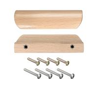 sourcing map Bois Tirer Poignées, 2pcs 64mm / 2.52" Trou Distance Bois Poignées pour Cuisine Meubles Tiroir Penderie Placard