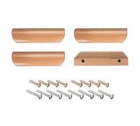 sourcing map Bois Tirer Poignées, 4pcs 64mm / 2.52" Trou Distance Bois Poignées pour Cuisine Meubles Tiroir Penderie Placard