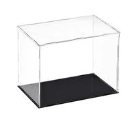 sourcing map Boîte de présentation en acrylique transparent anti-poussière pour objets de collection 30 x 15 x 24,9 cm