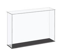 sourcing map Boîte de rangement en acrylique transparent pour objets de collection 41 x 11 x 30,5 cm