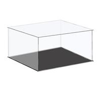sourcing map Boîte de rangement en acrylique transparent pour objets de collection 41 x 36 x 20,5 cm