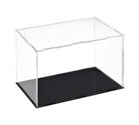 sourcing map Boîte de rangement en acrylique transparent pour vitrine de collection 30 x 15 x 20 cm